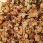 Roasted Cauliflower with Chickpeas and Mustard