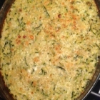 Gratin of Zucchini, Rice & Onions with Cheese