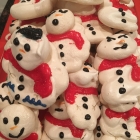 Mattes' Melted Snowmen Meringue Cookies