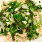 Salmon and Bok Choy Green Coconut Curry