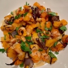Roasted Butternut Squash and Red Onion with Tahini and Za'atar