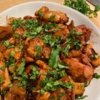 Sesame Chicken with Cashews and Dates