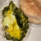 Persian Sour Herb Stew with Marbled Eggs