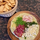 Green Hummus Plate